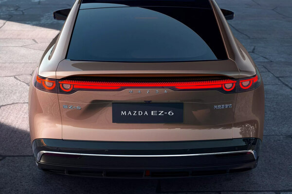 Появились официальные изображения Mazda EZ-6 и некоторые технические подробности