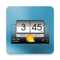 3D flip clock & weather 6.55.0
