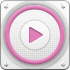 PlayerPro Cloudy Pink Skin 4.4