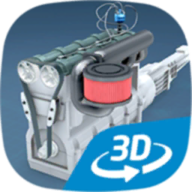Четырёхтактный двигатель Отто – VR 3D модель 1.200