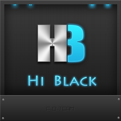 HI-Black GO LauncherEX Theme 1.0