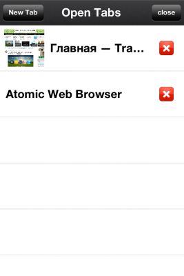 Обзор браузера Atomic Web для iOS