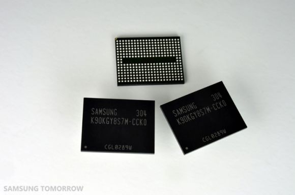 Samsung приступает к производству новой NAND-памяти