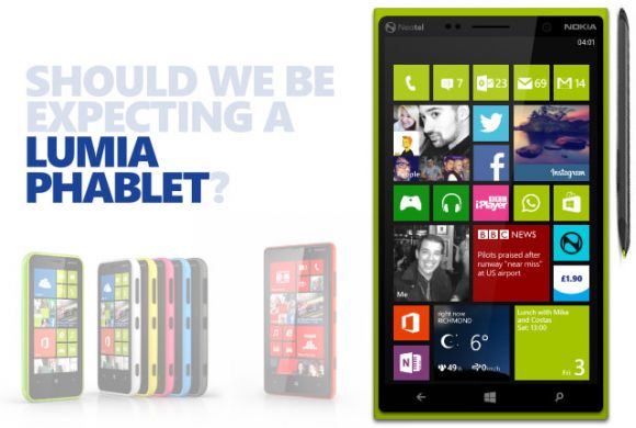 Nokia покажет свой "планшетофон" в следующем году
