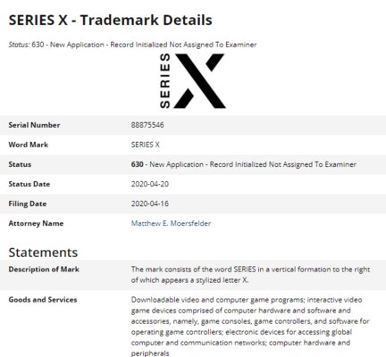 Microsoft зарегистрировала марку Xbox Series X и засветила новый логотип консоли