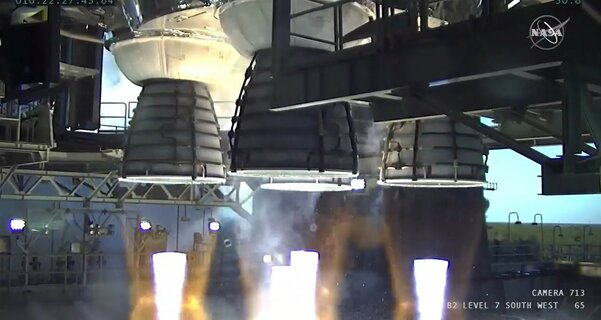 NASA провалило первое серьёзное испытание своей будущей ракеты для полётов на Луну и Марс