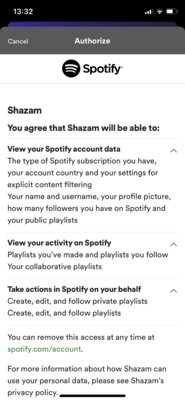 Распознанная музыка в Shazam сразу попадает в Spotify: как включить синхронизацию