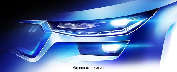 Skoda показала первые эскизы нового KODIAQ: кроме визуальных будут и технические преображения