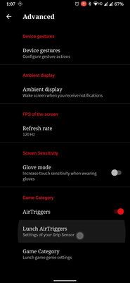 Сторонние прошивки теперь поддерживают сенсорные курки в игровом смартфоне ASUS ROG Phone II