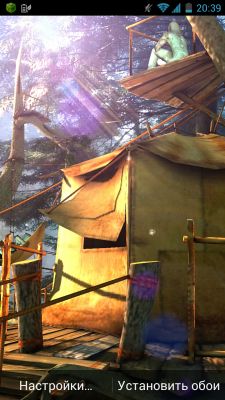 Обзор живых обоев Tree Village 3D PRO