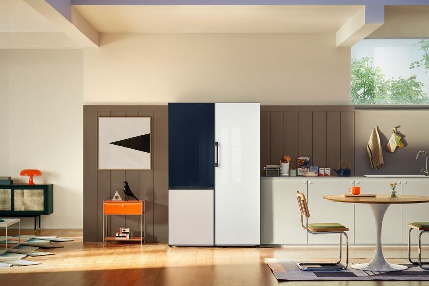 Samsung представила обновлённую линейку стильных холодильников Bespoke в России