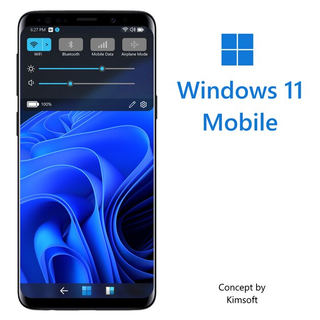 Дизайнер показал, как выглядела бы Windows 11 для смартфонов. Android, присмотрись!