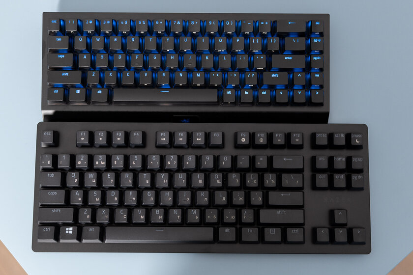 «Невидимые» клавиши и 65% от полноформатной клавиатуры. Обзор Razer BlackWidow V3 Mini — Внешний вид и удобство. 1