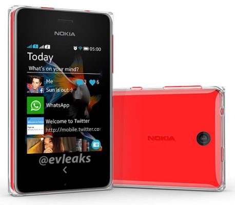 Опубликован рендер не анонсированного смартфона Nokia Asha 500