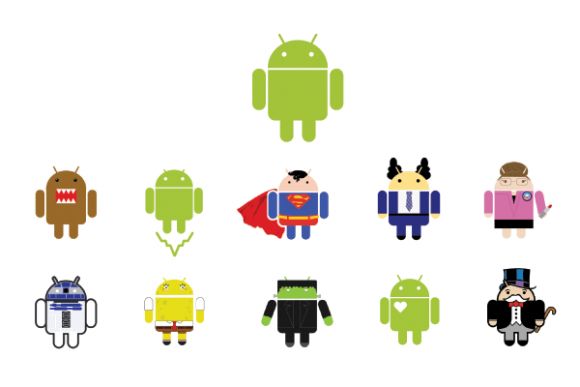 История создания логотипа Google Android