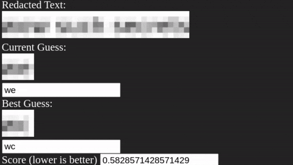 Скрывать текст пикселизацией теперь небезопасно: на GitHub появился расшифровщик