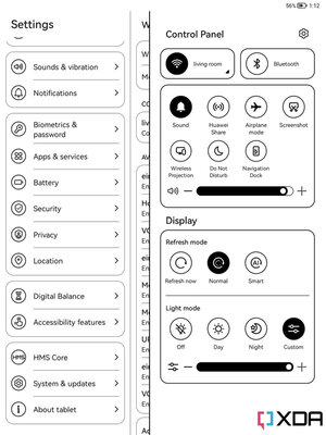 Обзор Huawei MatePad Paper: продвинутая читалка или необычный планшет? — Huawei лихо модифицировала HarmonyOS для E-ink. 3