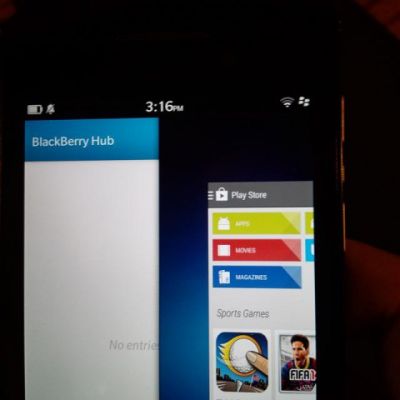 BlackBerry OS 10.2.1 получит поддержку магазина приложений Google Play