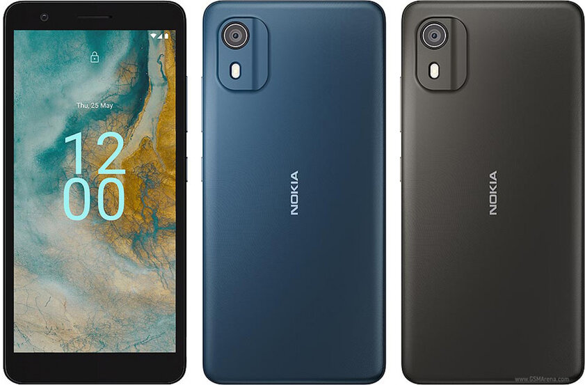 Представлен Nokia C02 — простой, дешёвый, устаревший смартфон с Android 12