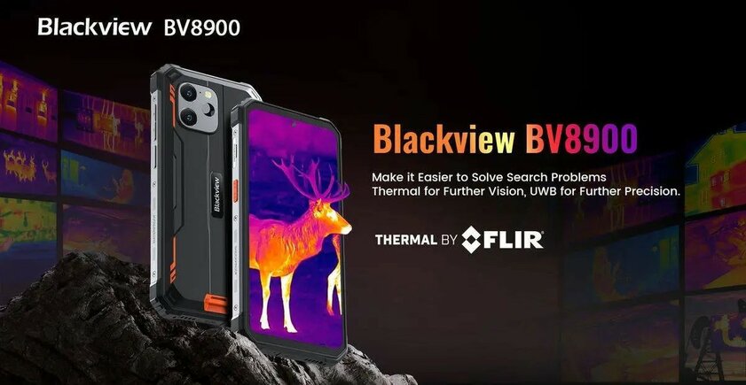 Blackview представила BV8900: с продвинутым тепловизором, прочным корпусом и отличными камерами