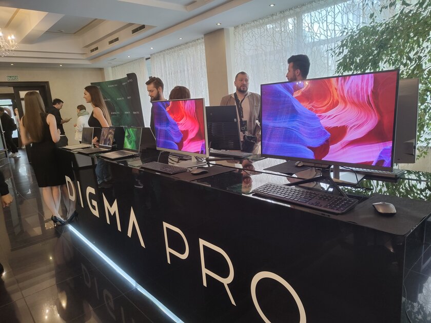 Digma выпустила в России три ноутбука, два моноблока и один SSD под брендом Digma Pro