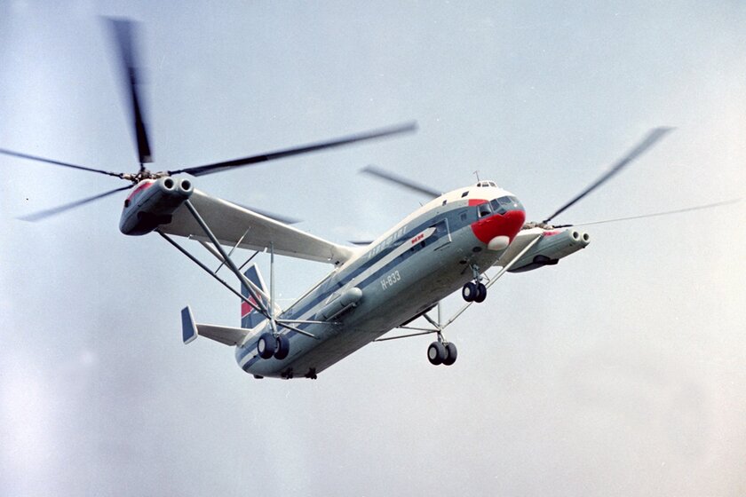 В России и СССР делали очень странные вертолёты: вот топ-9, в которые не верится без фото — В-12. 1