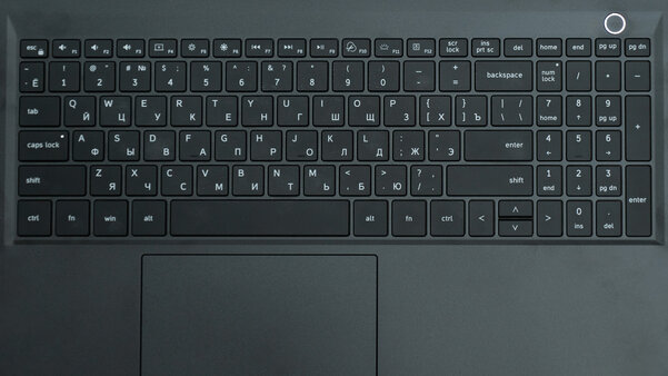Если вы параноик, но любите хорошие ноутбуки. Обзор Digma Pro Magnus M — Клавиатура и тачпад. 2