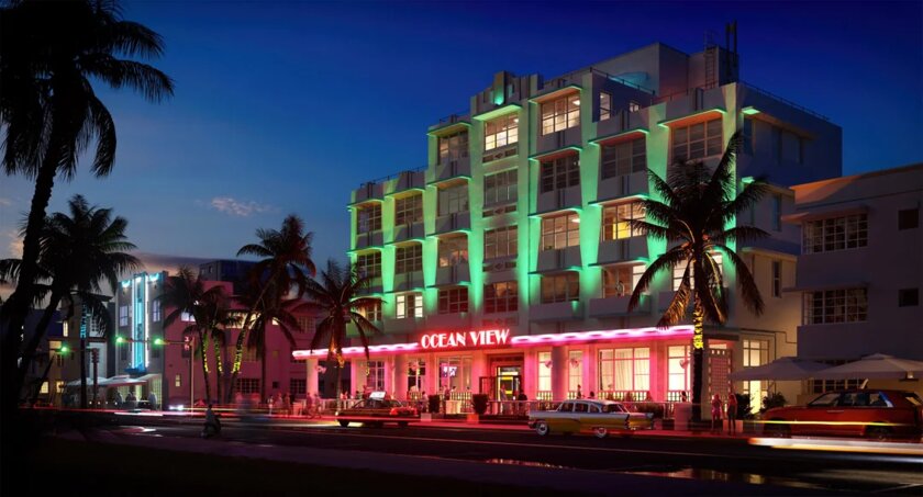 Дизайнер перерисовал отель Ocean View в стиле архвиза — один из его рендеров использовали как «слитый скриншот GTA 6»