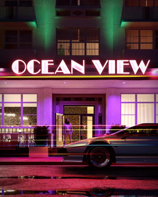 Дизайнер перерисовал отель Ocean View в стиле архвиза — один из его рендеров использовали как «слитый скриншот GTA 6»