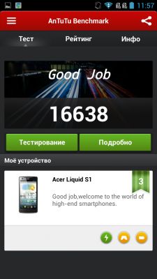 Обзор Acer Liquid S1 Duo