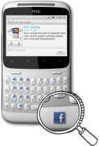 HTC Salsa и Chacha с кнопкой для Facebook*