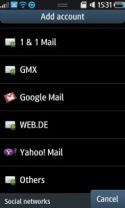 Настройка Gmail на ОС Bada