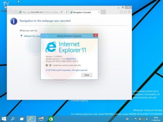 Скриншоты Windows 9 Technical Preview гуляют по просторам всемирной сети