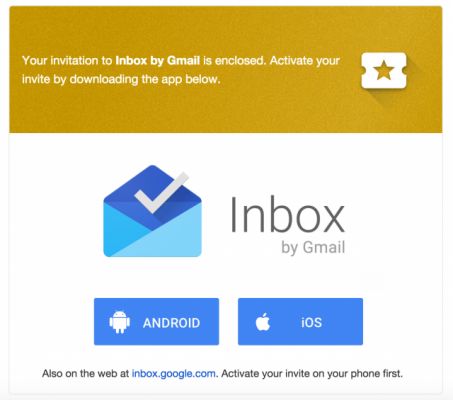 Проверьте свою электронную почту: первая волна инвайтов для Inbox by Gmail сегодня