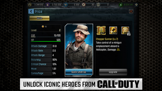 На iOS вышла новая игра Call of Duty: Heroes