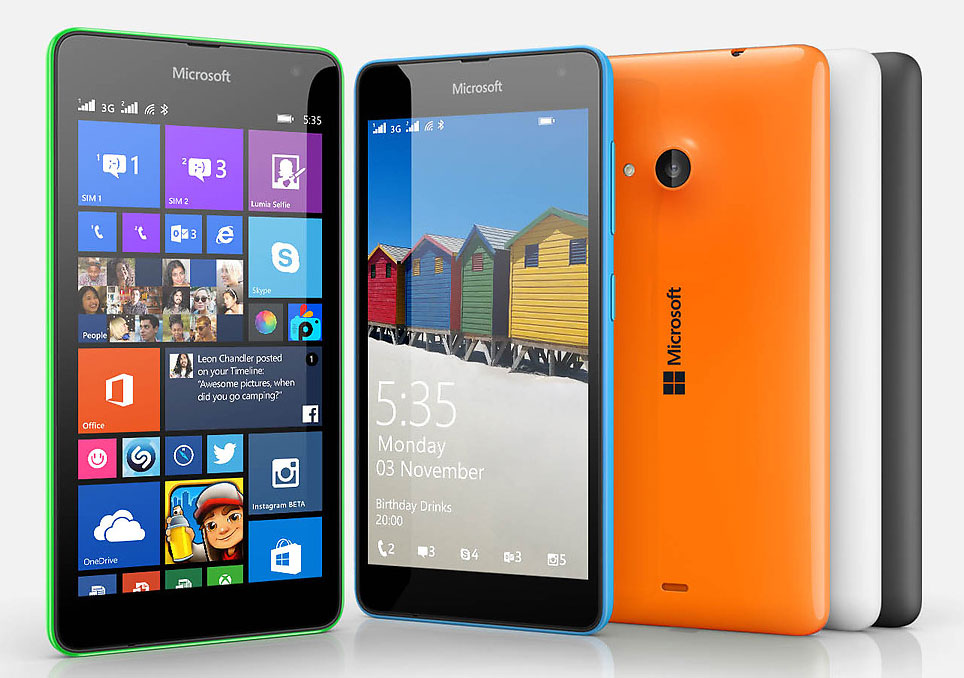 Microsoft Lumia 535 получает обновление с багфиксом экрана и другими нововведениями