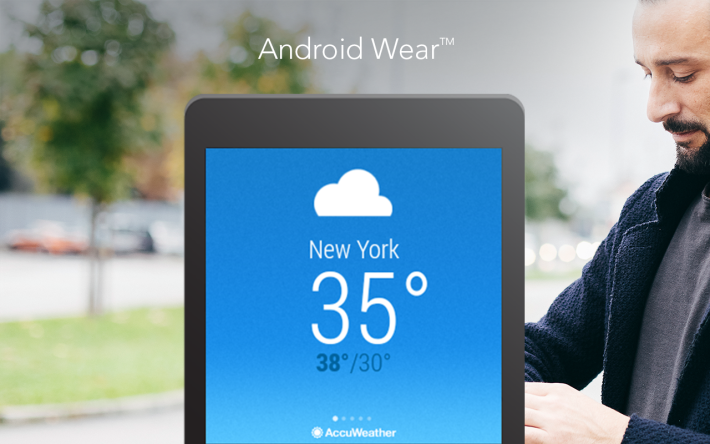 Погодный сервис AccuWeather получает поддержку Android Wear