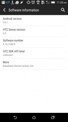 HTC One (M8) получает официальное обновление Android 5.0.1 Lollipop