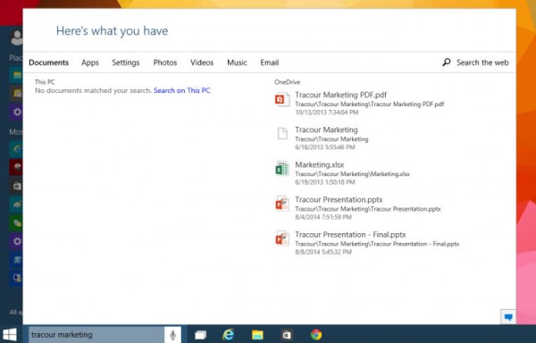 Функциональность поиска будет обновлена в новой сборке Windows 10