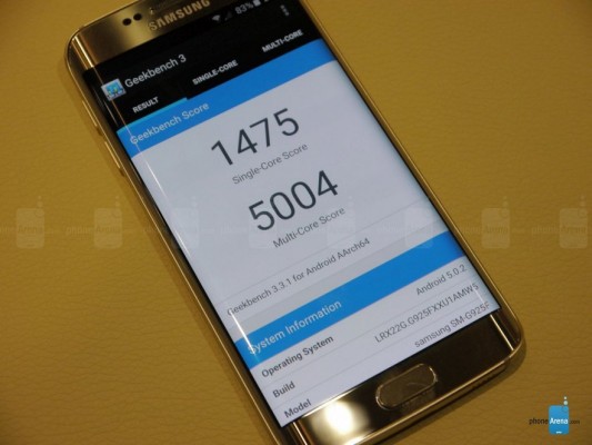 Тесты производительности Samsung Galaxy S6 Edge