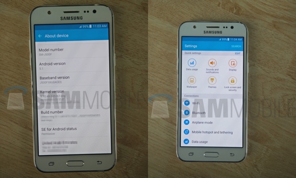 Смартфон Samsung Galaxy J5 здався на живих зображеннях