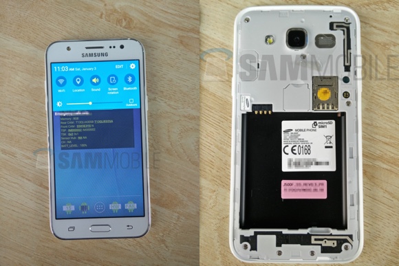 Смартфон Samsung Galaxy J5 здався на живих зображеннях