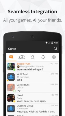 Curse — новый Android-чат для геймеров