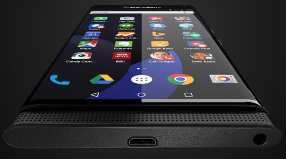 Evleaks показал дизайн Android-слайдера BlackBerry Venice