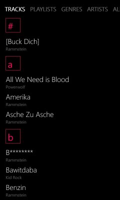 TOP музыкальных плееров для Windows Phone