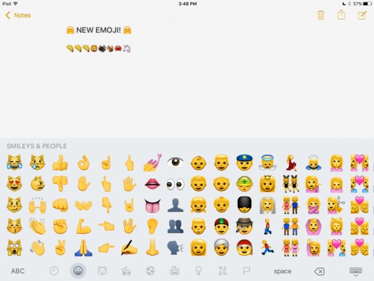 В iOS 9.1 появятся Emoji-смайлы со средним пальцем