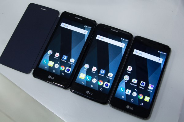 LG представила обновлённые смартфоны К-серии 2017 года