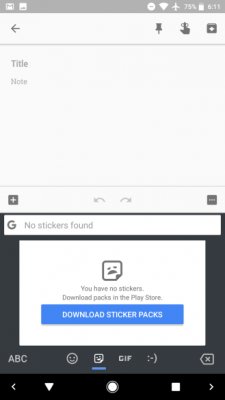 В Google Play появится отдельный раздел стикеров для Gboard