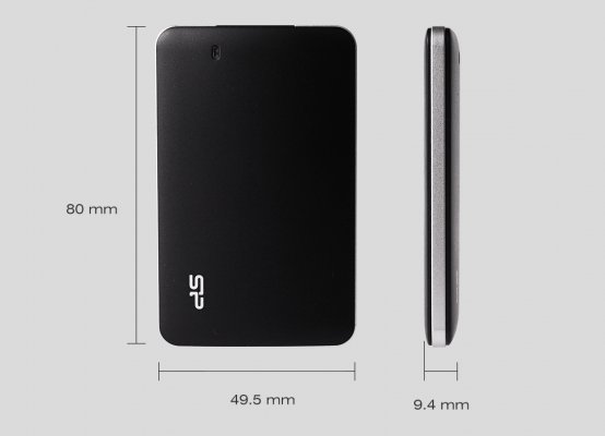 Silicon Power Bolt B10 — портативный SSD-диск размером с визитку