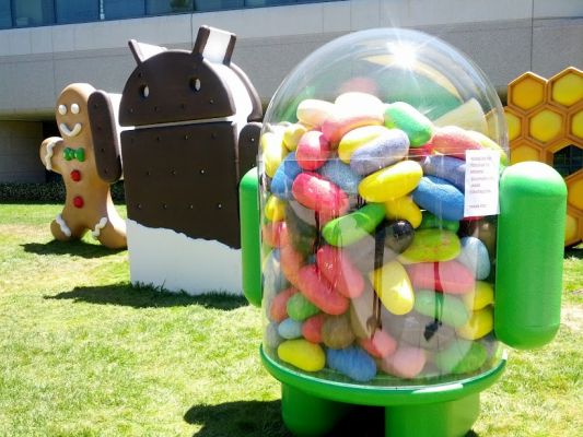 Jelly Bean сейчас на 10% всех Android-устройств